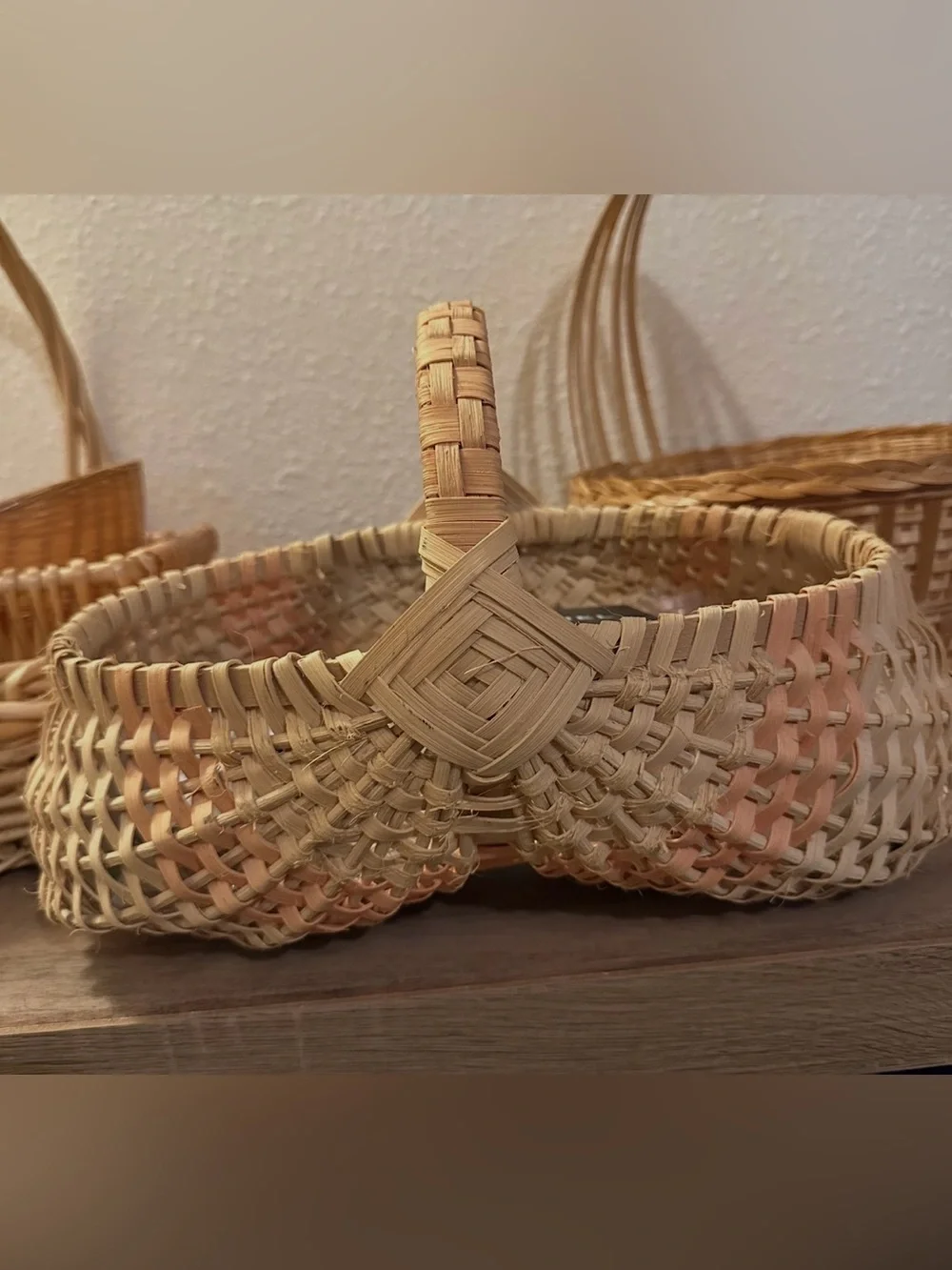 Woven Wicker Rattan Basket